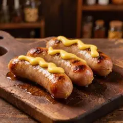 Bratwurst vom Buchenholz