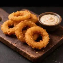 Onion Rings im Bierteig