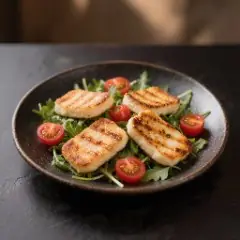 Grillkäse-Salat